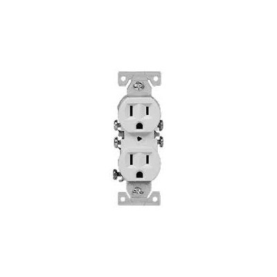 IVORY DUPLEX RECEPTACLE