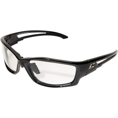 KAZBEK BLACK FRAME CLEAR LENS