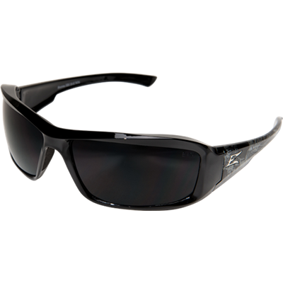 BRAZEAU BLACK & GRAY FRAME SMOKE LENS