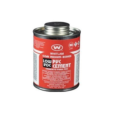 1PT PVC CLEAR MED CEMENT PL16