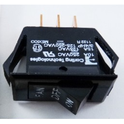 On-Off-Fan SPDT Switch