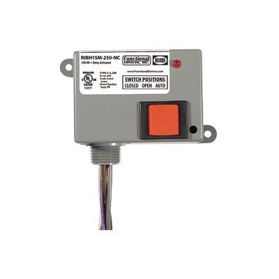 ENC Relay 10Amp SPST-NC + Override