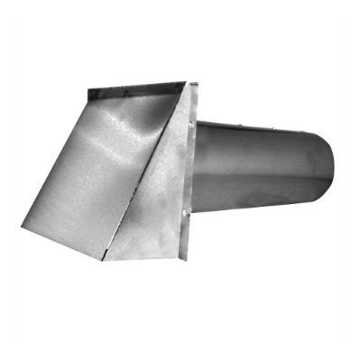 4 GALVANIZED VENT HOOD W/ DAMPER