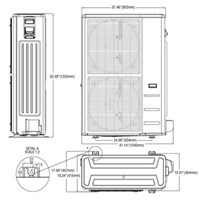 HP 30kBTU HYPER HT OD 208/230V R410A